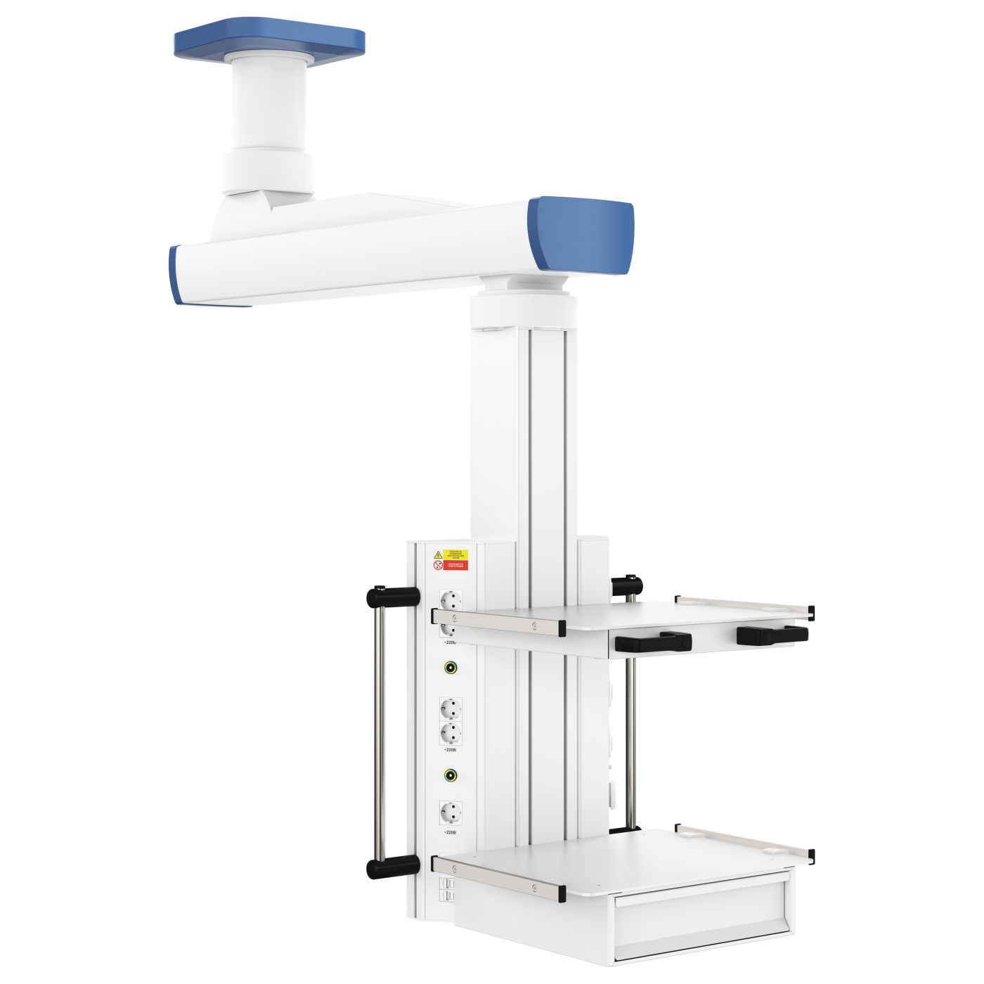 Потолочная медицинская консоль CADUCEUS C1E-V одноплечевая