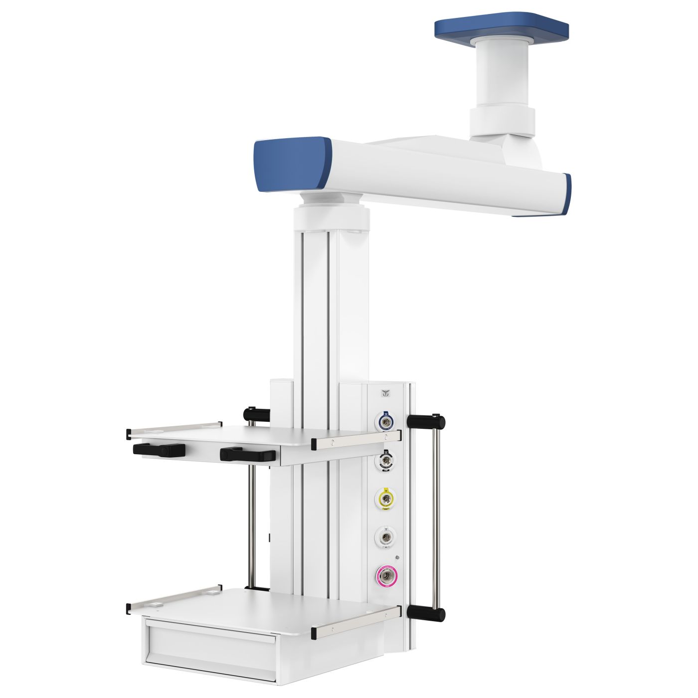 Потолочная медицинская консоль CADUCEUS C1E-V одноплечевая