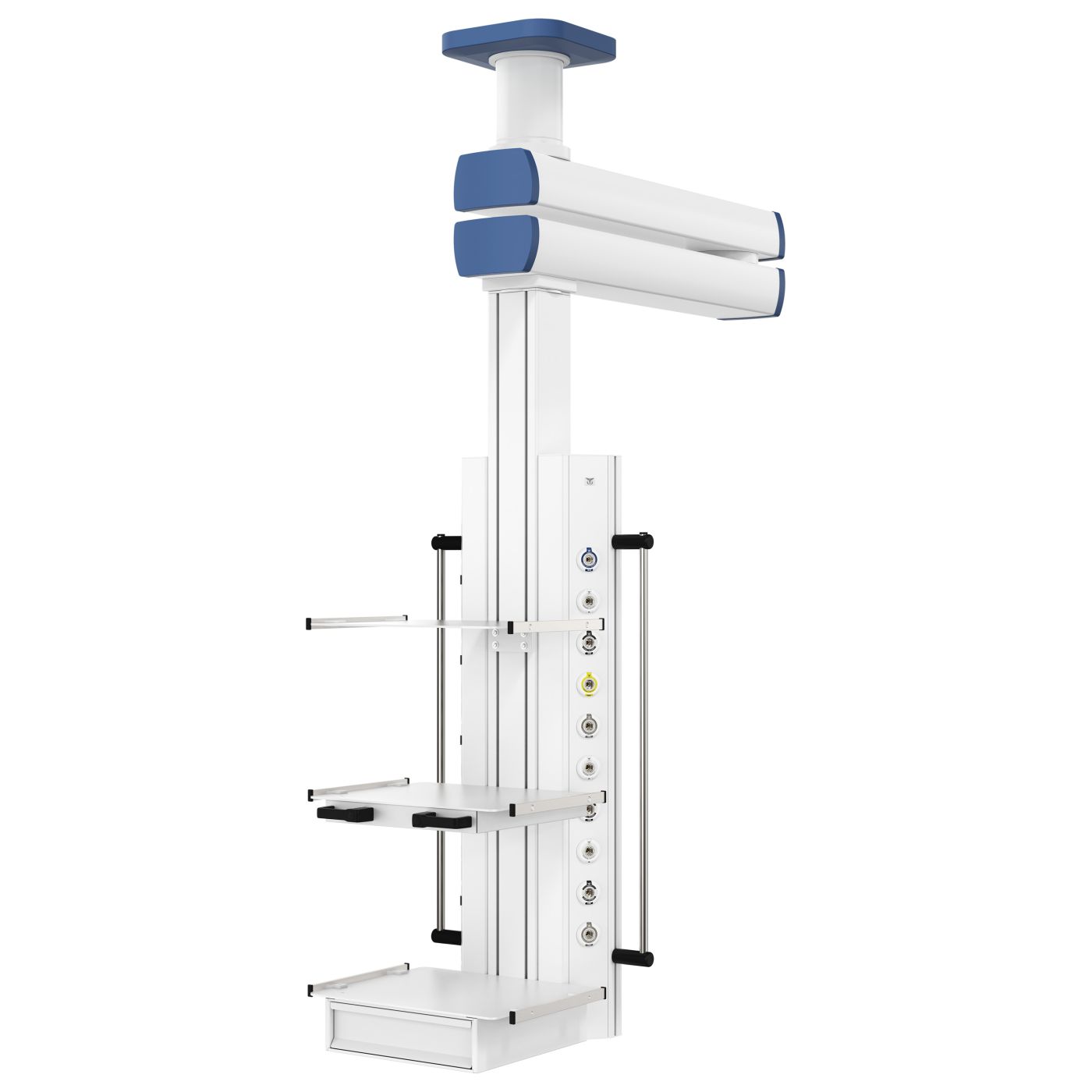 Потолочная медицинская консоль CADUCEUS C2-V двухплечевая