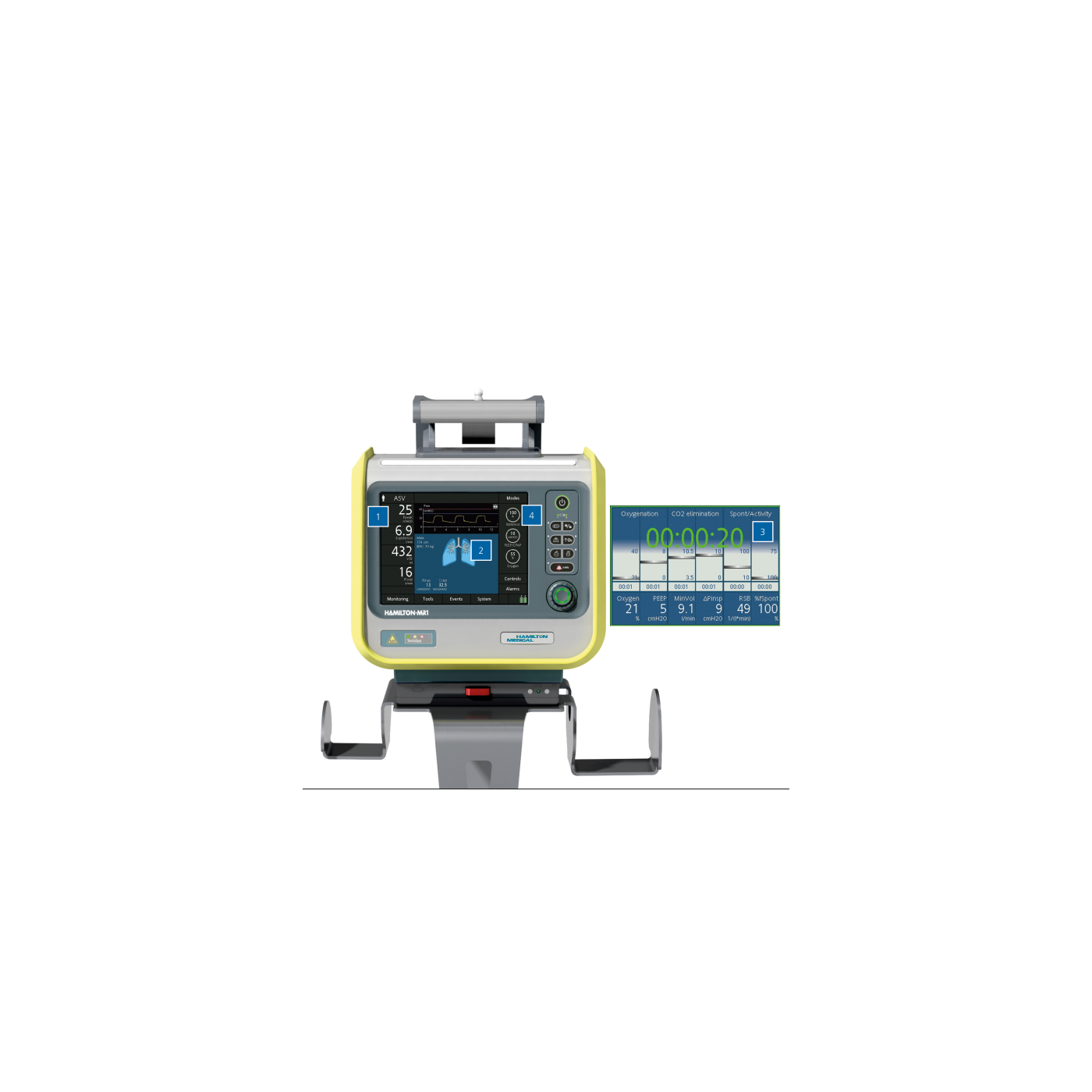 Аппарат ИВЛ HAMILTON MR1
