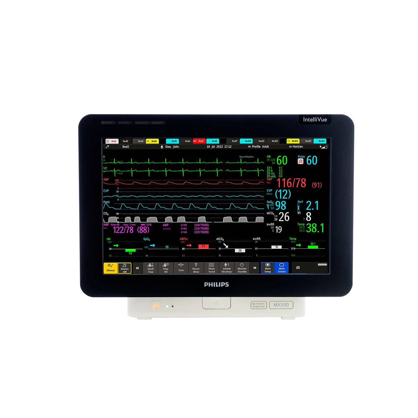 Монитор пациента Philips IntelliVue MX550