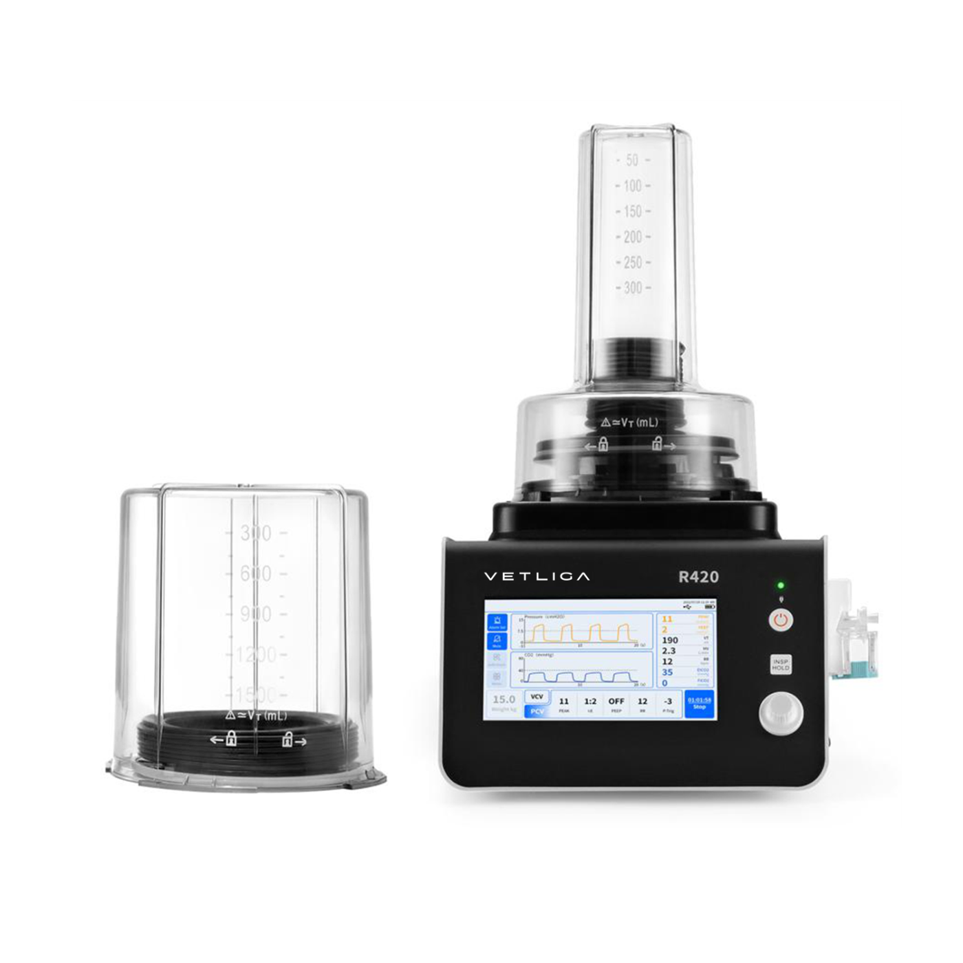 Аппарат ИВЛ VETLIGA R420